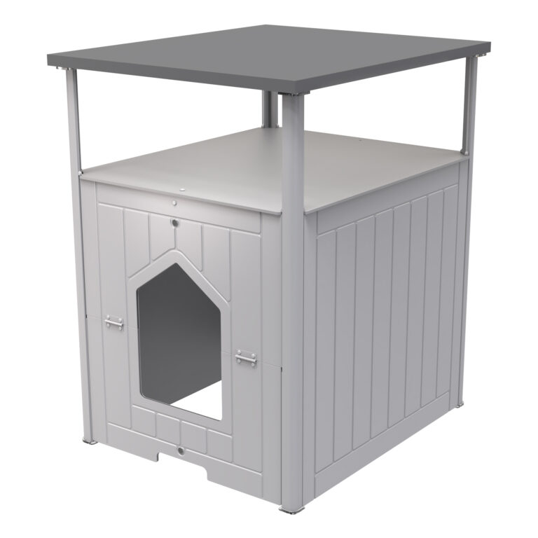 max large litter box furniture with storage